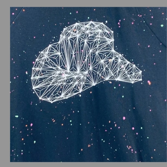 WILDFOX Constellation sweatshirt (Med) NWT - Picture 3 of 4